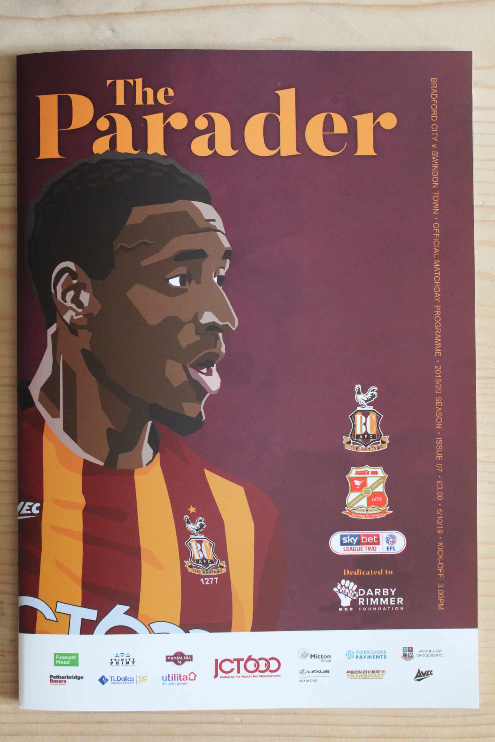 Bradford City FC v Swindon Town FC